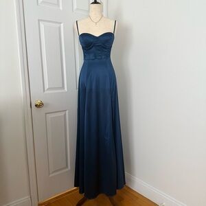 Jaxine Formal Satin Corset Dress Windsor Prom NWOT - XS